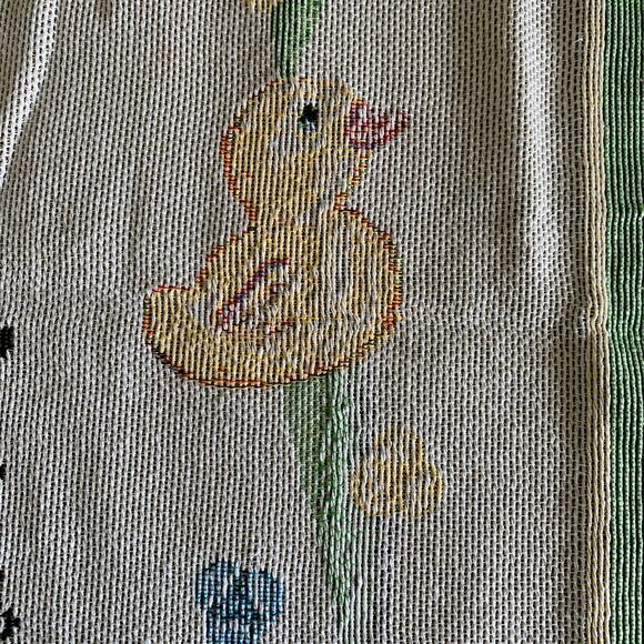 Baby Blessing Woven Tapestry Blanket Teddy Bear Nursery Receiving 42x 54 in. - Picture 5 of 10